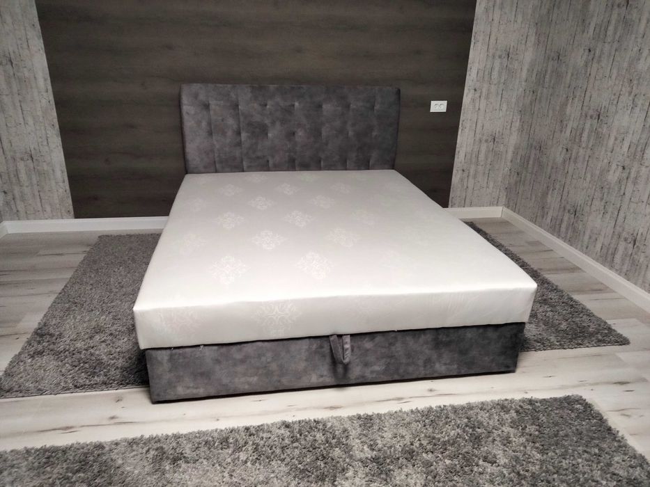 Ліжка двуспальні з каркасним матрацом – від виробника!