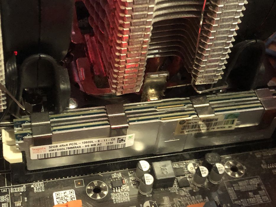 Двохпроцесорний комплект x79 + 128гб ОЗП ddr3, 2 процесори по 8/16