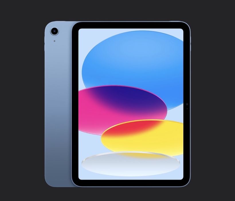 iPad 10.2” Wi-Fi 64GB Azul Junho 2025 como novo e com Smart Folio melancia, cabo e carregador originais