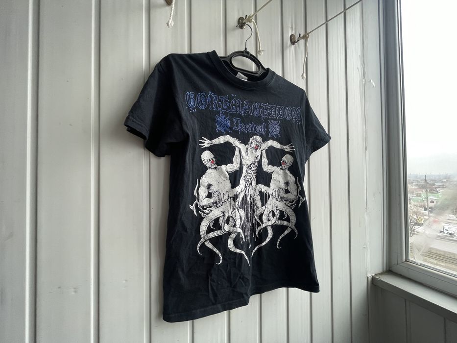 Черная мерч футболка "Goremageddon Festival" / S
