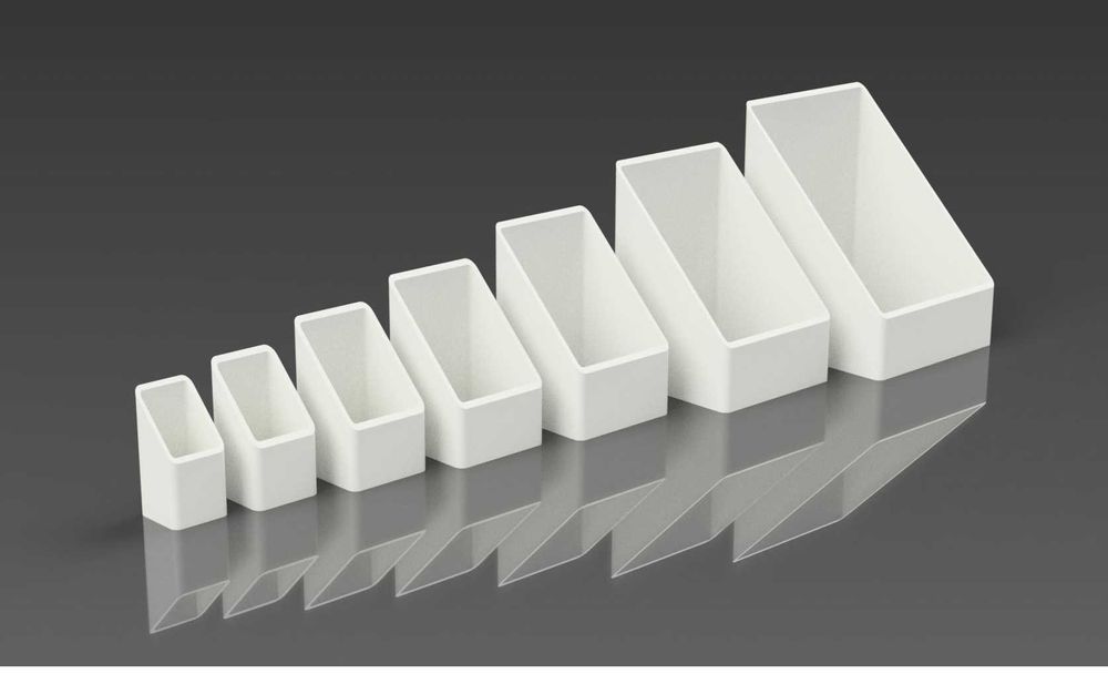 Zestaw szablonów wzorników do zacinania profili 45 stopni 20-100mm