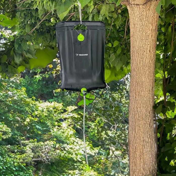 Prysznic Turystyczny Podgrzewany Solarny Kempingowy Biwakowy Polowy 20