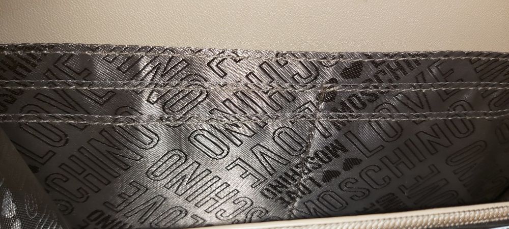 Love Moschino granat portfel damski exclusive