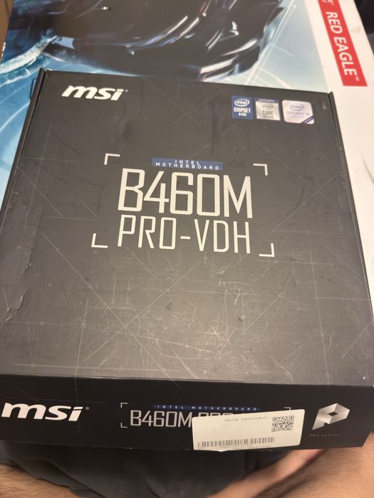 I5 10400f 4.3Ghz,ddr 4 2x 8gb (da się wyciagnąć 3200),b460M pro-vdh