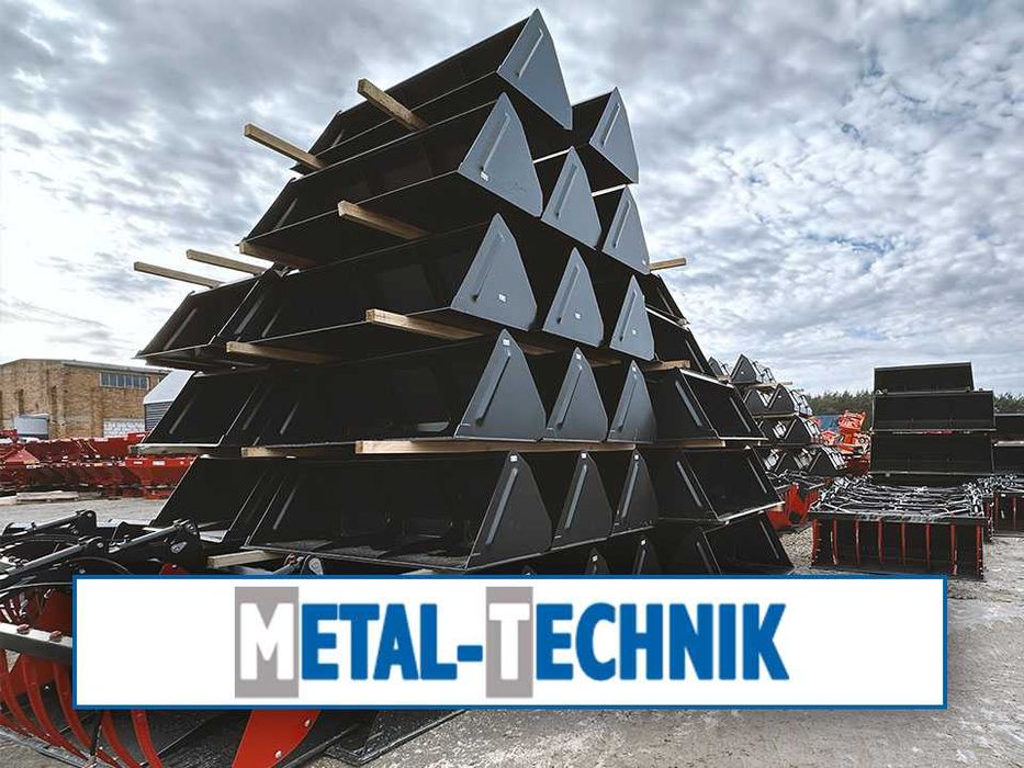 Wzmocniona Łyżka Metal-Technik Do Ładowacza HARDOX Różne Mocowania * Malowanie proszkowe * Dostępna od ręki * Dostawa cały kraj * Zadzwoń i zamów