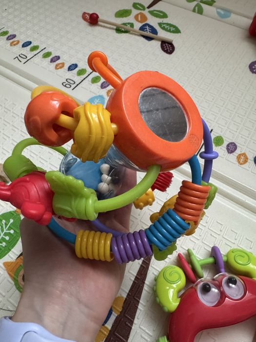 Погремушка2 шт Playgro мячик пограйка брязкальце Мяч-погремушка