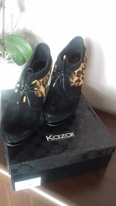 Kazar buty wysoki obcas.