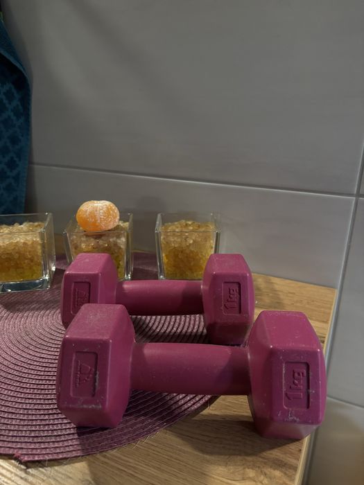 Ciężarki 1kg różowe