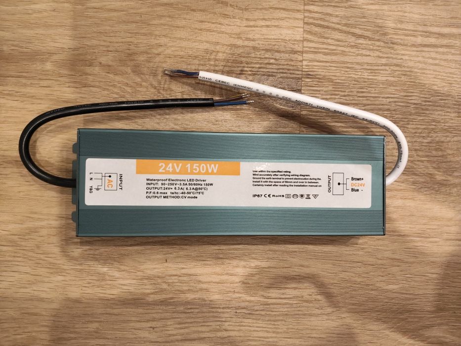 Wodoodporny konwerter LED