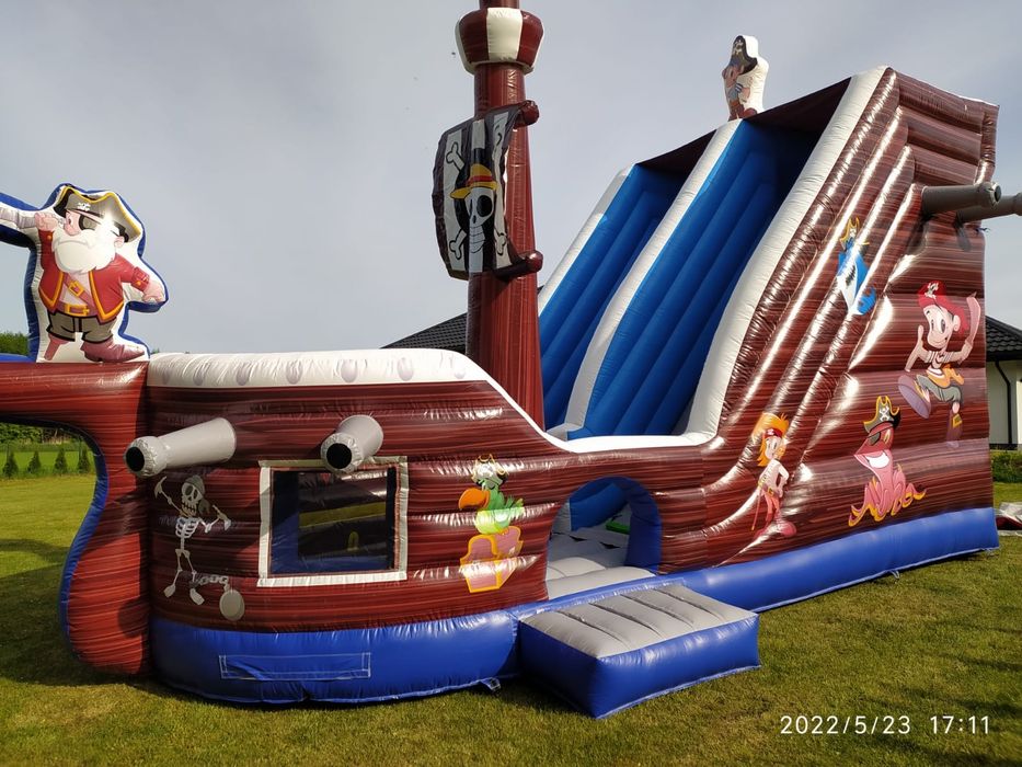 Wynajem zamek dmuchany piracki zjeżdżalnia dmuchaniec