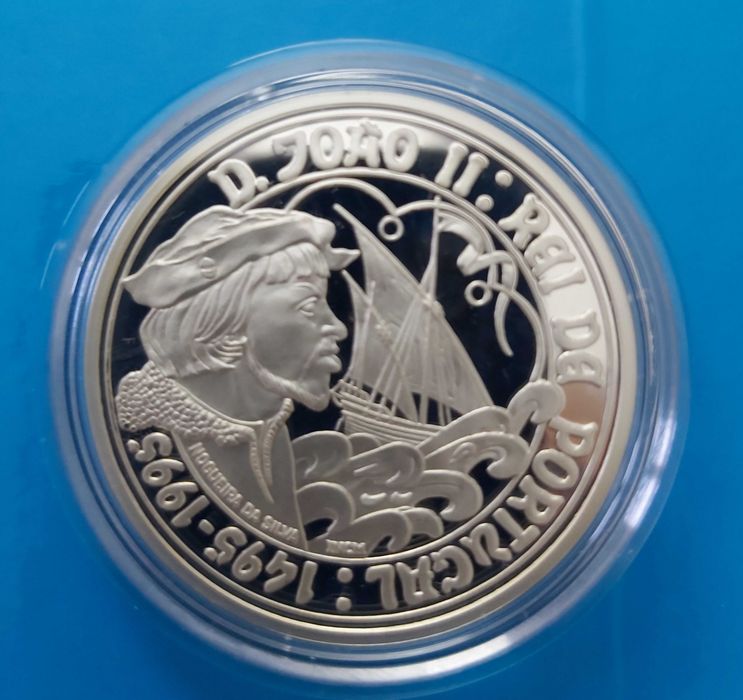 1.000$00 de 1995, 5º Centº Morte D. João ll Prata proof