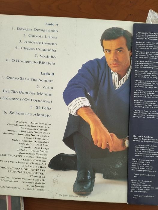 Disco de vinil LP António Pinto Basto