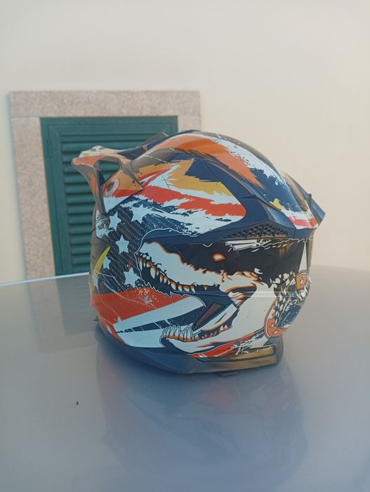 Capacete de cross tamanho xxs (infantil)