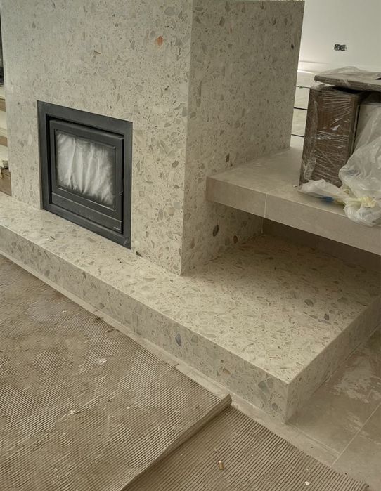 Lareira marmore/ compactos / ceramica