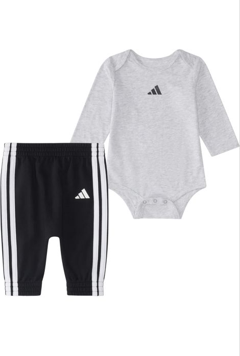Дитчий комплект adidas зі штанів та боді унісекс 3-6 місяців