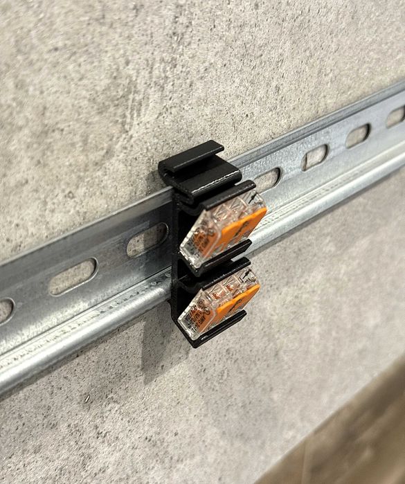 WAGO 221-413 adapter montażowy na szynę DIN 35 mm, 2 złączki