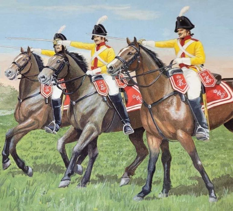 Modelismo, figuras Couraceiros Prussianos Napoleonicos, escala 1:72