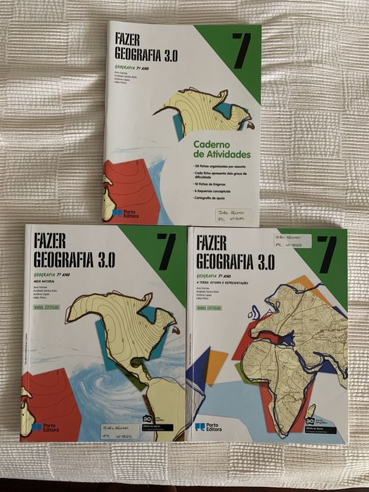 2 Textbooks + Geography Activity Workbook for 7th Grade “Doing Geography 3.0”64738201903235120