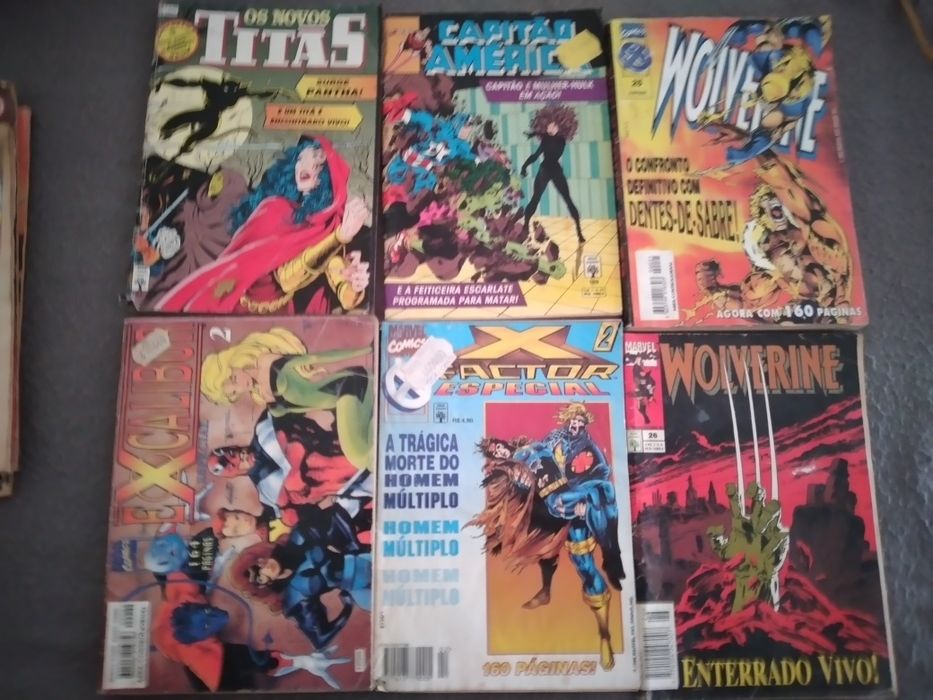 9 Livros de Bd, Super Heróis,  Marvel