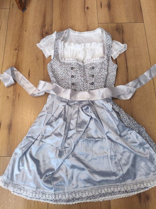 Strój bawarski Oktoberfest Dirndl r38 Nowy z metką nieużywany