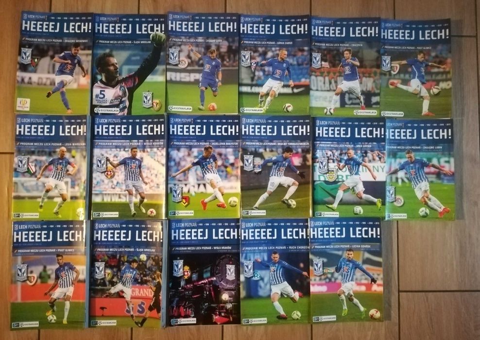 Program meczowy Lech Poznań 2001 rok