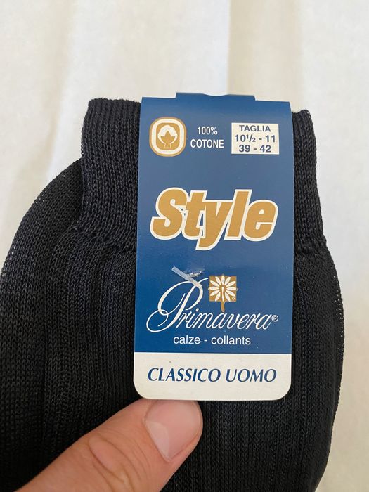 Primavera skarpety Włoskie Filo Scozia 100% cotone, R. 38 - 42