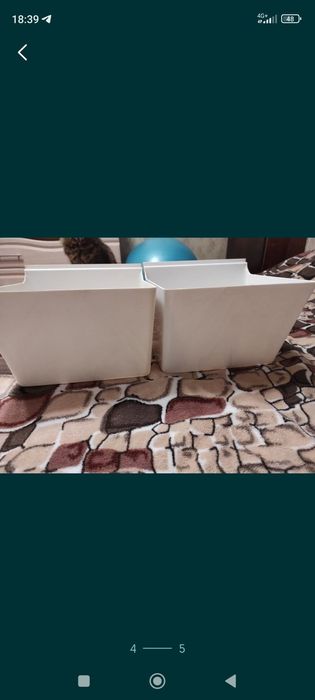 Пластиковые ящики для холодильника, полочки на боковую дверь