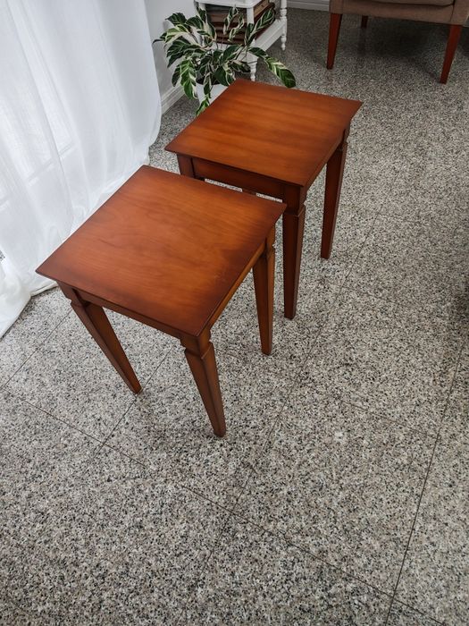 Conjunto sala (mesa de centro + 2 mesas de apoio)