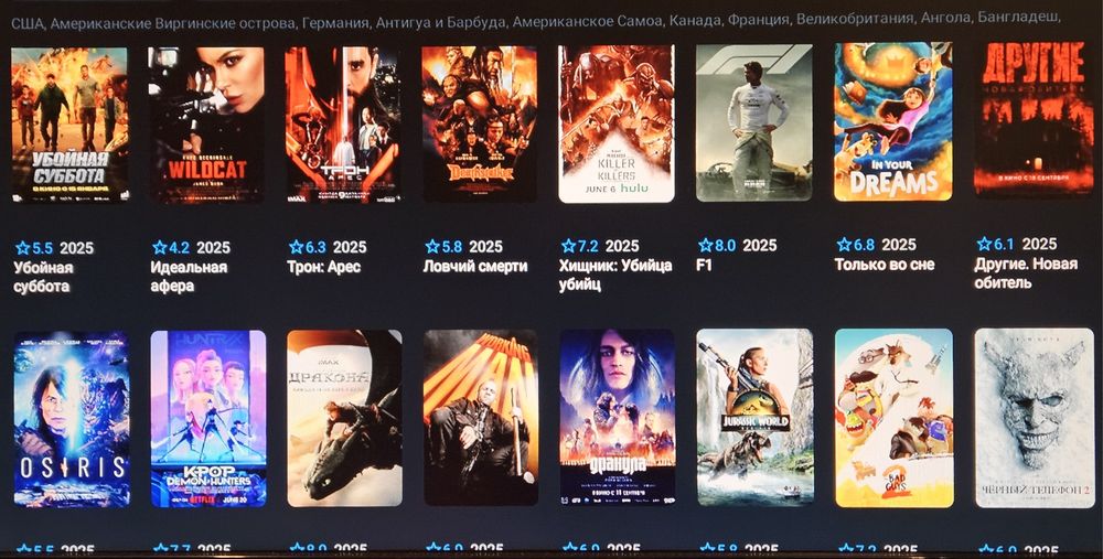 Тв приставка налаштована, з опціями, тв стік