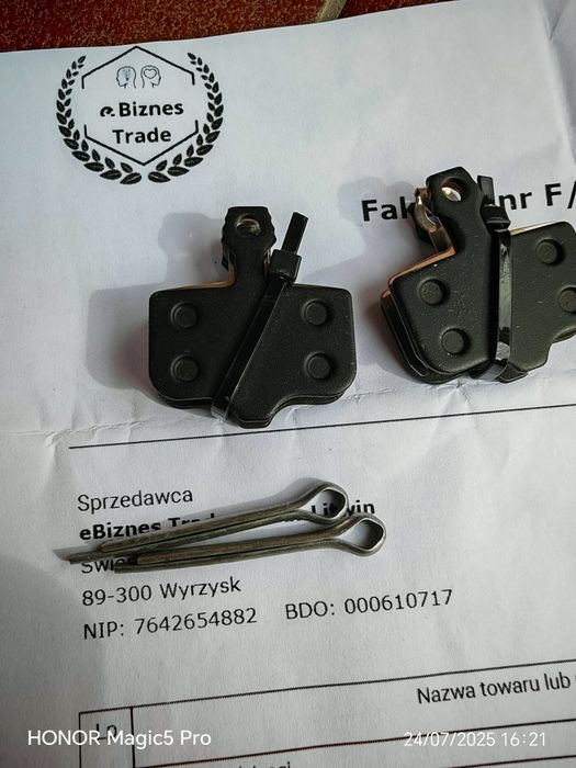Klocki hamulcowe do hulajnogi