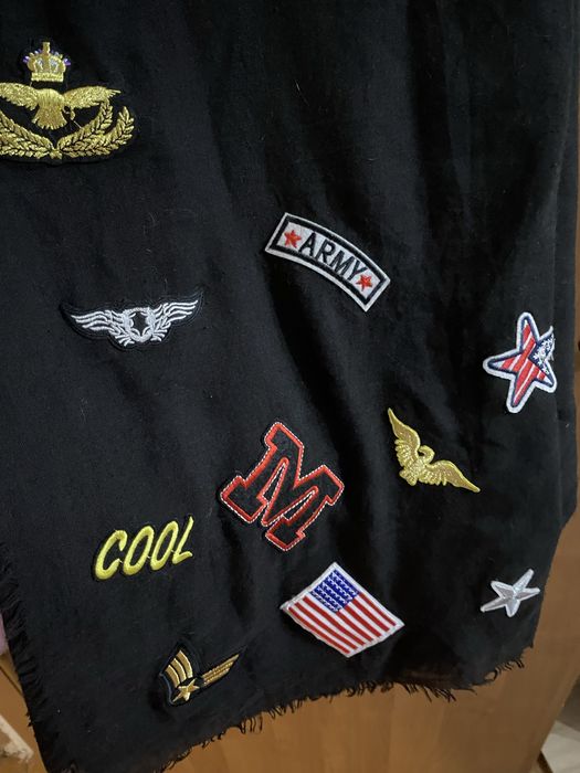 Szal Z Naszywkami Chusta