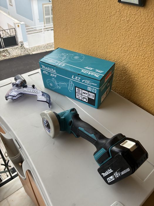 Mini renarbadora sem fio 18v makita na caixa C/bateria incluida impec