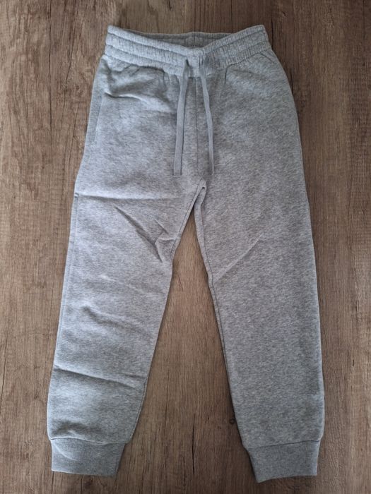 Spodnie dresowe H&M, szary melanż, nowe!