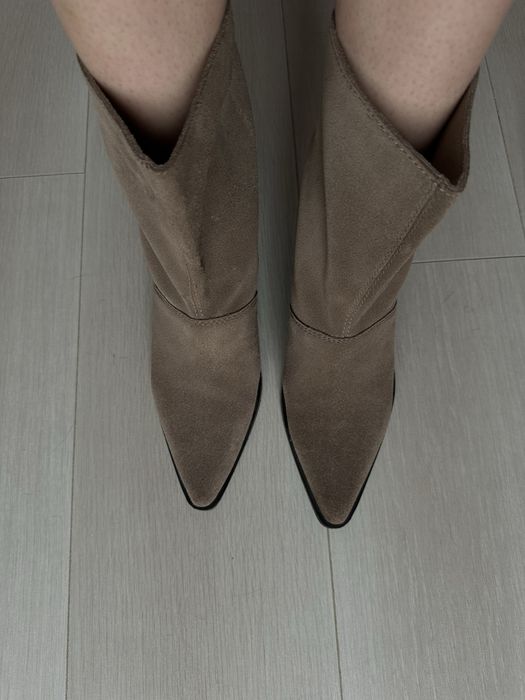 Замшеві ковбойки Zara