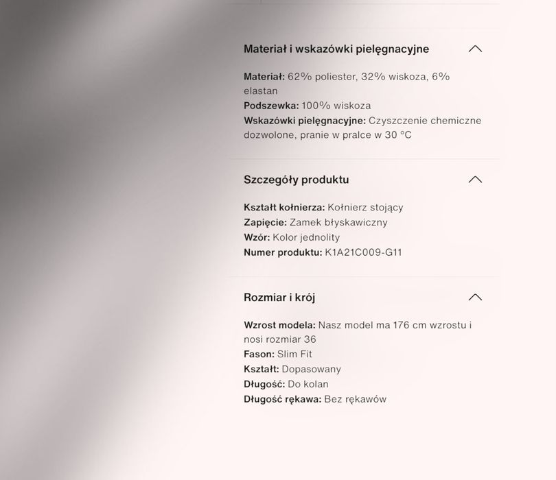 Nowa sukienka K. Zapała rozm. M