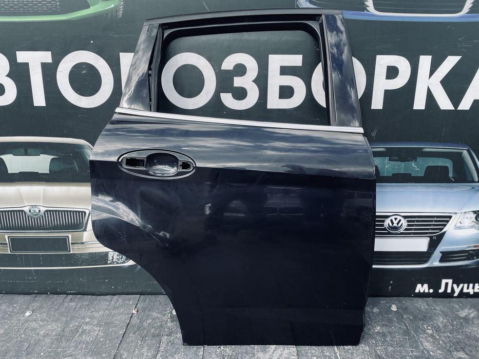 Двері Ford C-Max Дверка Ц-Макс 2010-2015 Дверь 2 Покоління Чорна Задня
