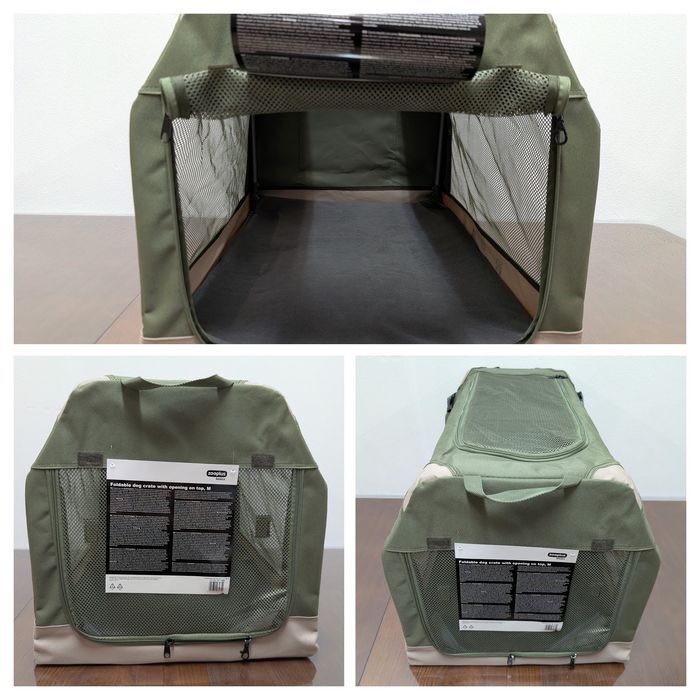 Zooplus Basics Składana Buda dla Psa M do 18kg 50,5x76x48cm NOWA BUDA KOJEC KLATKA