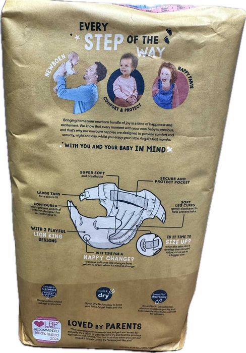 Підгузки памперси Little Angels р 2 58 шт та 4+ 78 шт Пакунок МАЛЮКА