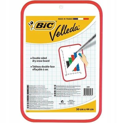 outlet outlet biała tablica bic 30 cm x 44 cm do nauki pracy domu na ściane
