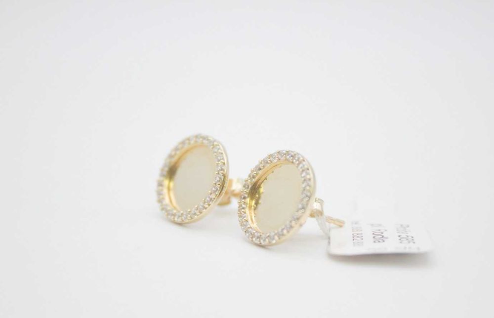 Piękne Nowe Złote Kolczyki P.585 W. 2,42G Nr.55 Rodła