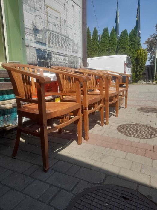 4 Krzesła Ogrodowe Tarasowe BETAWI Boho Mocne Stabilne I WYGODNE !!
