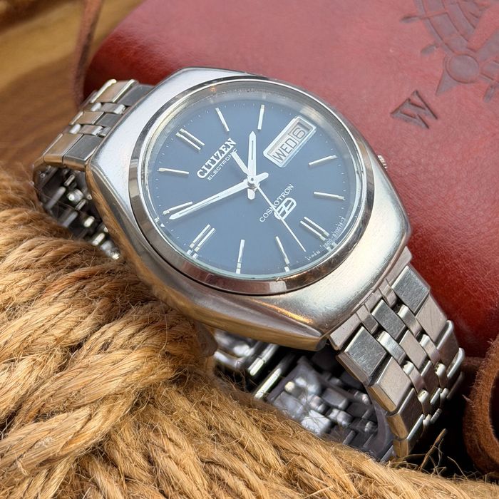 1972, Citizen Cosmotron. Zegarek vintage elektroniczno-mechaniczny.