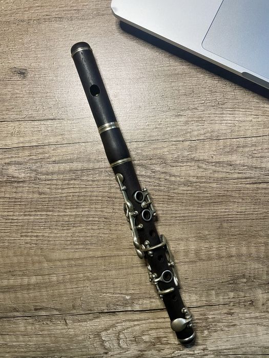 Drewniany flet poprzeczny piccolo XIX wiek