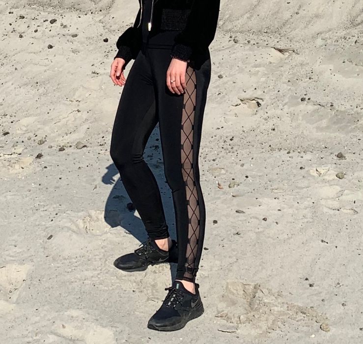 Лосіни чорні легінси розмір S Calzedonia