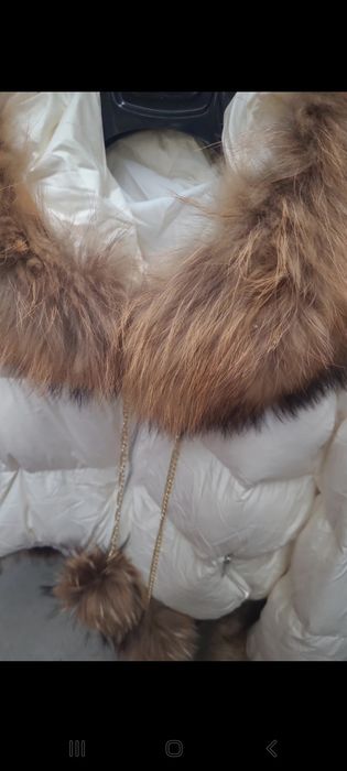 Kurtka gęsi puch z obszyciem z jenota roz uniwersalny