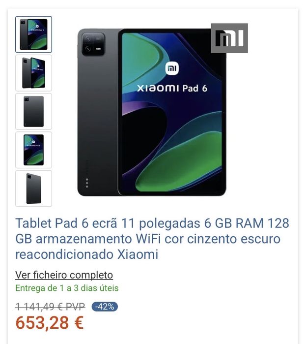 Xiaomi pad 6