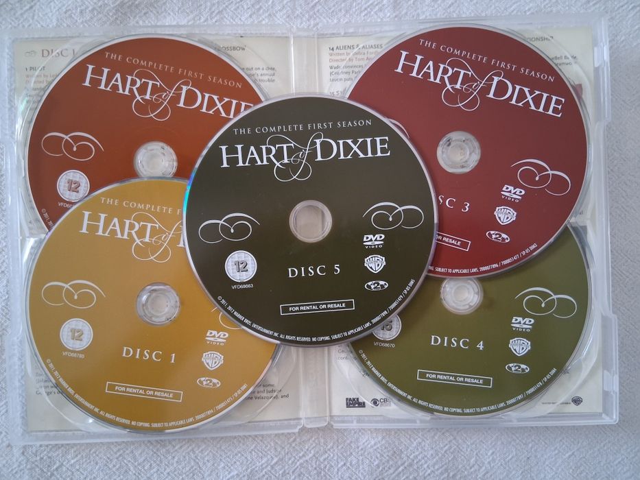 Coração de Dixie, 1'. temp, série 5 dvd