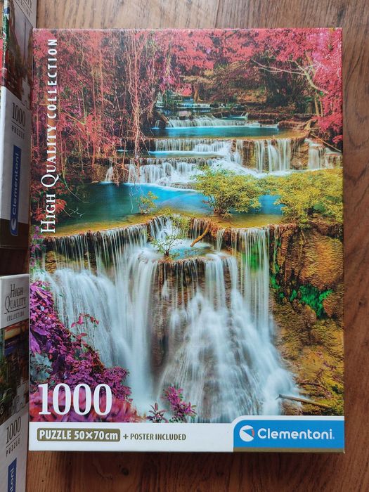 Puzzle Clementoni 1000 elementów, zestaw 4 sztuki