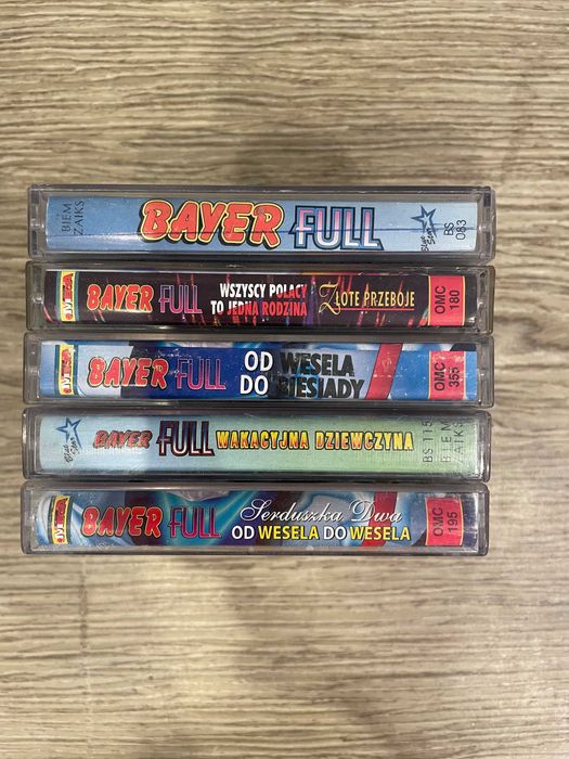 Zestaw Kasety Disco Polo BAYER FULL 5szt