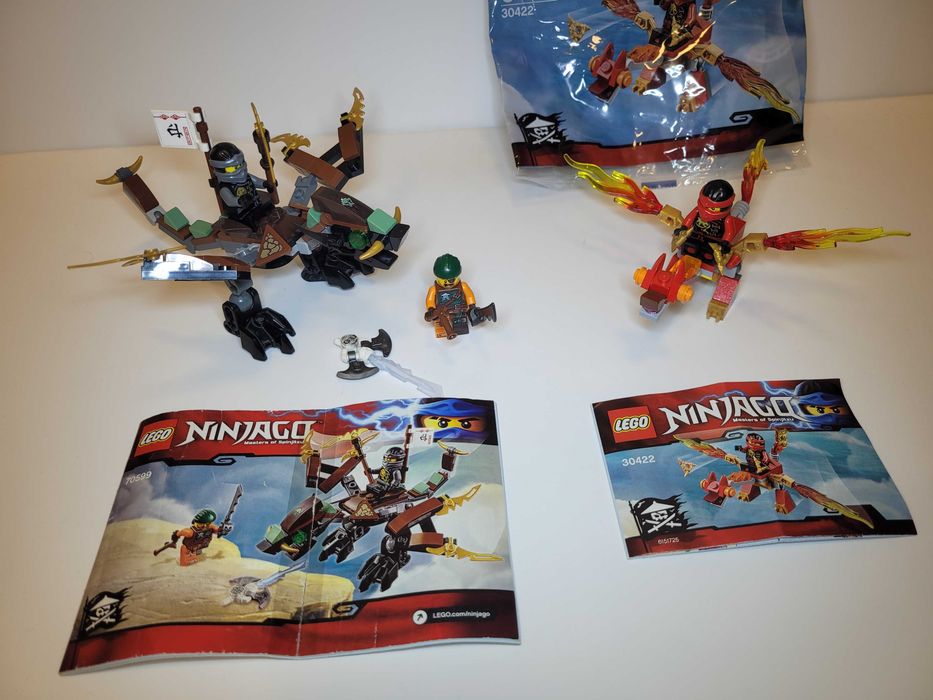 Lego Ninjago pakiet 4 zestawów 70621, 70650, 70599, 30422